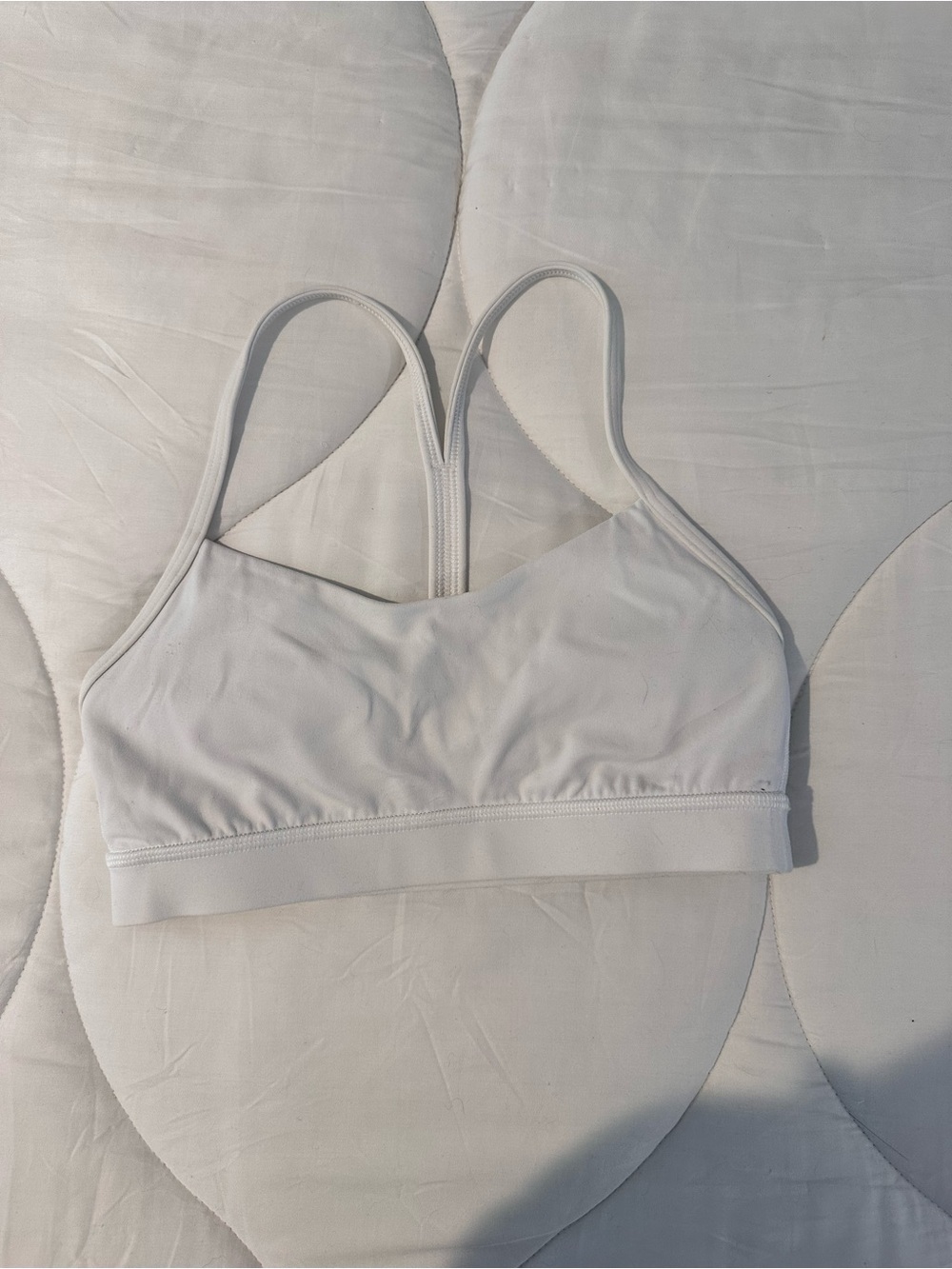 Lululemon White Women's Seamless Bralette - Light Support
